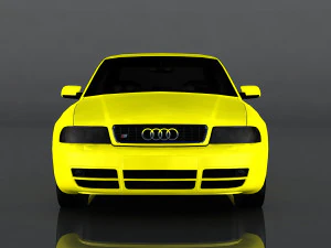 audi s4 2000 3D Model