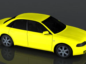 audi s4 2000 3D Model