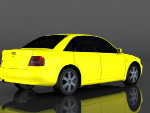 audi s4 2000 3D Model