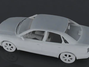 audi s4 2000 3D Model