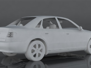 audi s4 2000 3D Модель