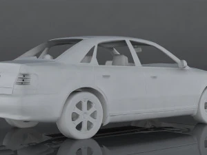 audi s4 2000 3D Model