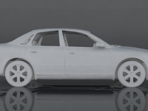 audi s4 2000 3D Модель