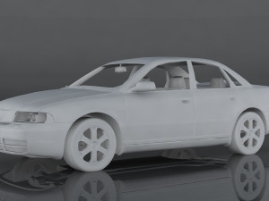 audi s4 2000 3D Модель
