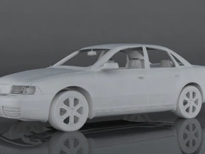 audi s4 2000 3D Model