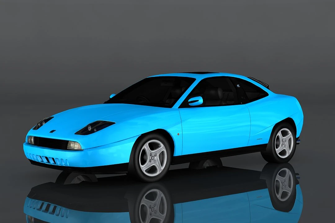 fiat coupe 2000 3D Model .c4d .max .obj .3ds .fbx .stl .blend 