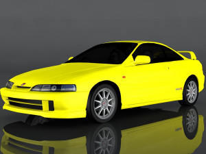 honda integra 2000 3D Model