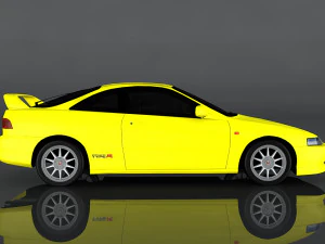 honda integra 2000 3D Model