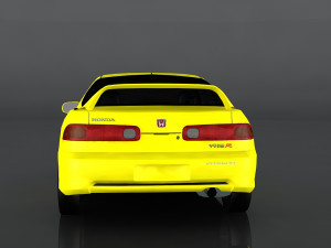 honda integra 2000 3D 模型