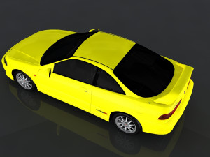 honda integra 2000 3D 模型