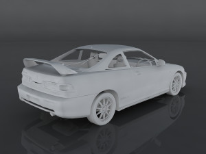 honda integra 2000 3D 模型