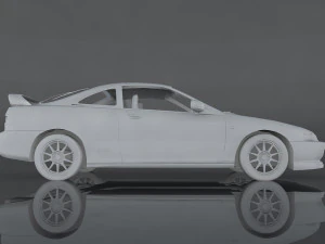 honda integra 2000 3D Model