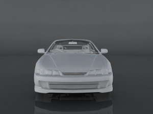 honda integra 2000 3D 模型