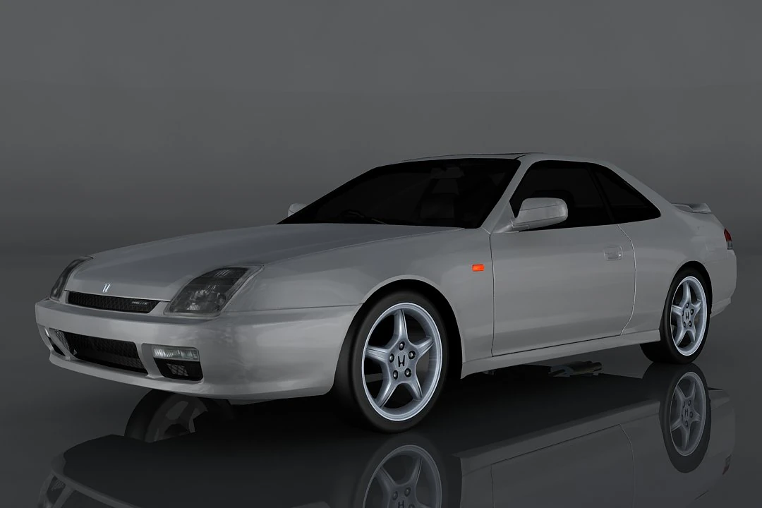 honda prelude 2000 3D Model .c4d .max .obj .3ds .fbx .stl .blend 