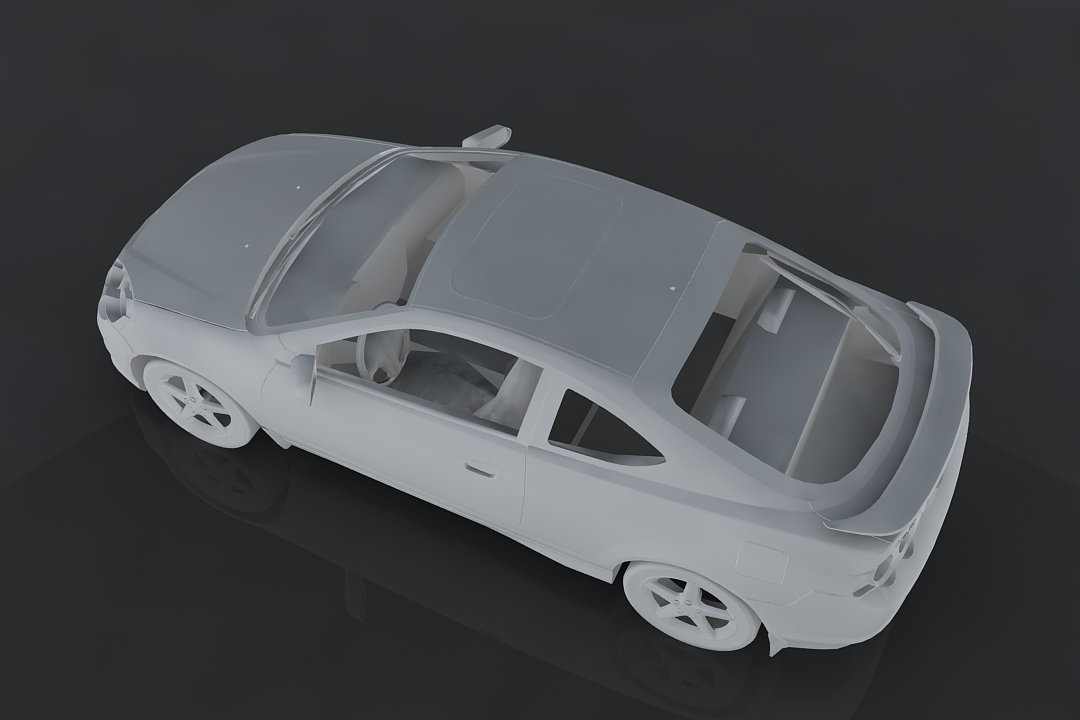 3d модель honda