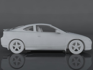 acura rsx type-s Model 3D