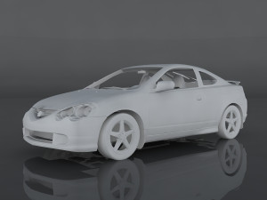 acura rsx type-s Model 3D
