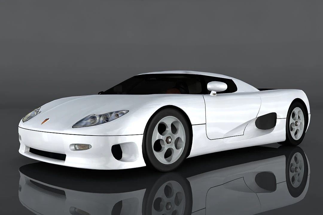 koenigsegg cc8s 3D Model .c4d .max .obj .3ds .fbx .stl .blend 