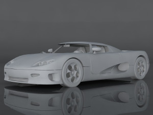 koenigsegg cc8s Modelo 3D