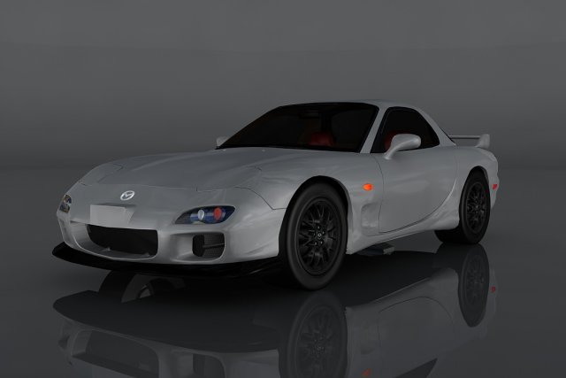 mazda rx-7 2002 3D मॉडल .c4d .max .obj .3ds .fbx .stl .blend 