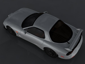 mazda rx-7 2002 3D मॉडल
