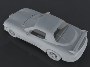 mazda rx-7 2002 3D मॉडल