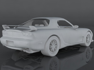mazda rx-7 2002 3D मॉडल