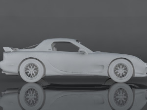 mazda rx-7 2002 3D मॉडल