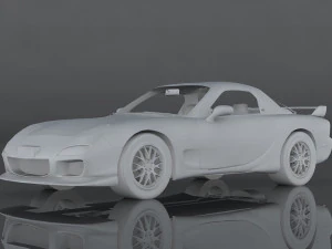 mazda rx-7 2002 3D Model