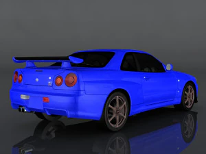nissan skyline gt-r 3D Model