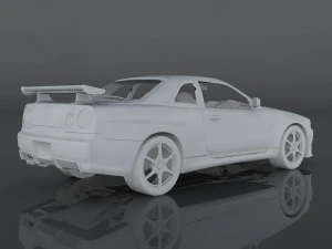 nissan skyline gt-r 3D Model