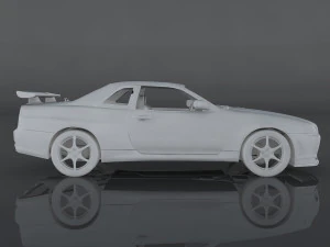 nissan skyline gt-r 3D Model