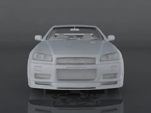nissan skyline gt-r 3D Model
