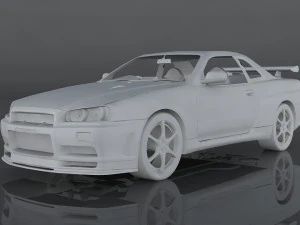 nissan skyline gt-r 3D Model