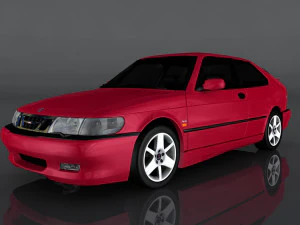 Saab 9-3 Aero 3D Model