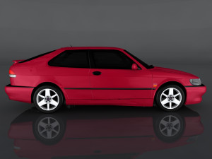 saab 9-3 aero Modello 3D