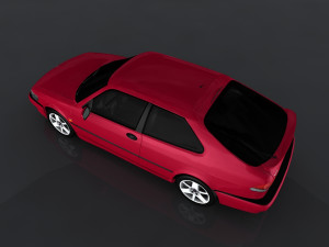 saab 9-3 aero Modello 3D