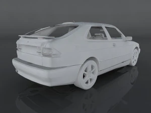 saab 9-3 aero 3D Model