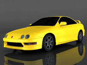 acura integra 2001 3D Model