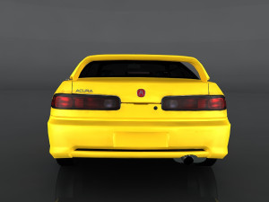 acura integra 2001 Modello 3D
