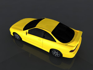 acura integra 2001 Modello 3D