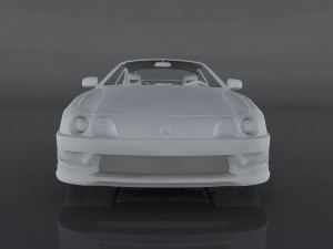 acura integra 2001 Modello 3D