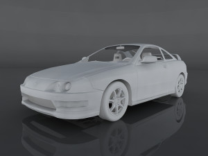 acura integra 2001 Modello 3D