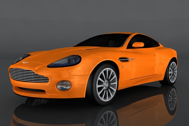 aston martin v12 vanquish 3Dモデル .c4d .max .obj .3ds .fbx .stl .blend 