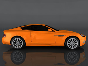 aston martin v12 vanquish 3Dモデル