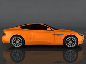 aston martin v12 vanquish 3D Model