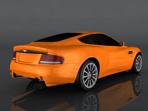 aston martin v12 vanquish 3Dモデル