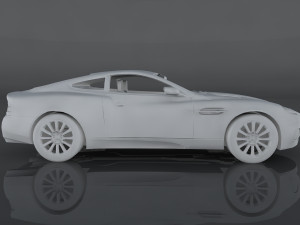 aston martin v12 vanquish 3Dモデル