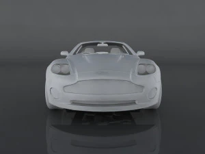 aston martin v12 vanquish 3D Model