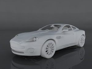 aston martin v12 vanquish 3Dモデル